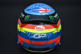 Oscar Piastri Mc Laren Mercedes mini helmet 2024 season