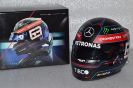 George Russel Mercedes AMG Petronas mini helmet 2022 season