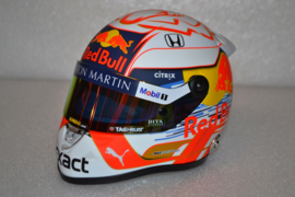 Max Verstappen Red Bull Honda helmet 2019 season