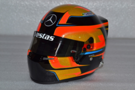 Stoffel Vandoorne HWA Vestas Team Formula E helmet 2019/ 2020 season