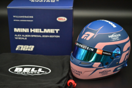 Alexander Albon Williams Racing mini helmet 2024 season