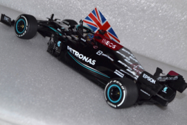 Lewis Hamilton Mercedes AMG Petronas MGP-W12 race car British Grand Prix 2021 season