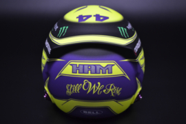 Lewis Hamilton Mercedes AMG Petronas mini helmet 2022 season