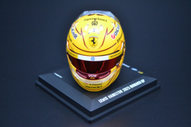 Lewis Hamilton Scuderia Ferrari HP mini helmet Monaco 2025 season
