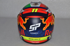 Sergio Perez Red Bull Honda helmet 2021 season