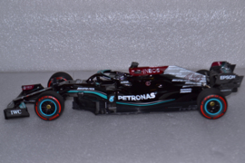 Lewis Hamilton Mercedes AMG Petronas MGP-W12 race car Spanish Grand Prix 2021 season