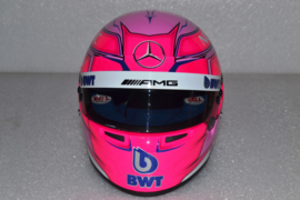 Esteban Ocon Force India Mercedes helmet 2018 season