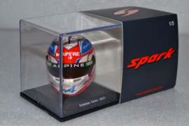 Esteban Ocon Alpine F1 Team mini helmet 2021 season