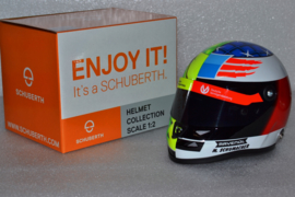 Mick Schumacher Benetton Ford Helmet Spa Francorchamps Deomo 2017 season