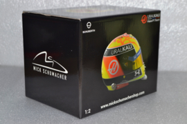 Mick Schumacher HAAS Ferrari mini helmet British Grand Prix 2021 season