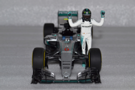 Nico Rosberg Mercedes AMG Petronas MGP-W-7 Race Car Abu Dhabi Grand Prix 2016 Season (Standing Firgure)