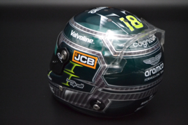 Lance Stroll Aston Martin Cognizant mini helmet 2024 season