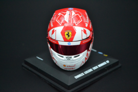 Charles Leclerc Scuderia Ferrari HP mini helmet Monaco Grand Prix 2024 season