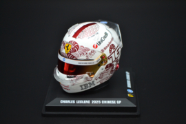 Charles Leclerc Scuderia Ferrari mini helmet Chinese Grand Prix 2025 season
