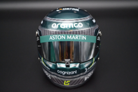 Lance Stroll Aston Martin Cognizant mini helmet 2024 season