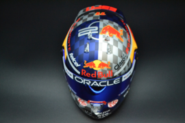 Sergio Perez Red Bull Racing Honda RBPT mini helmet British Grand Prix 2024 season