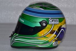 Felipe Massa Williams Mercedes helmet last race 2017 season