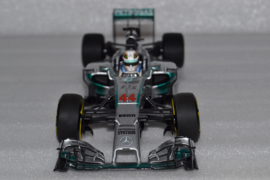 Lewis Hamilton Mercedes AMG Petronas MGP-W05 race car Abu Dhabi Grand Prix 2014 season