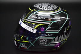 Zhou Guanyu Sauber Stake F1 Team mini helmet 2024 season