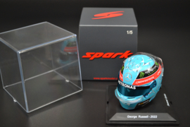 George Russel Mercedes AMG Petronas mini helmet second part of 2022 season