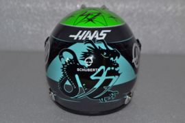Mick Schumacher HAAS Ferrari mini helmet 2022 season