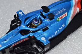 Fernando Alonso Alpine F1 Team A521 race car Bahrain grand prix 2021 season