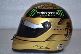 Michael Schumacher Mercedes AMG Petronas helmet Belgian Grand Prix 2011 season