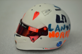 Lando Norris Mc Laren Renault helmet British Grand Prix 2020 season