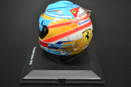 Fernando Alonso Scuderia Ferrari mini helmet 2012 season