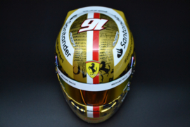 Charles Leclerc Scuderia Ferrari mini helmet Singapore grand Prix 2022 season
