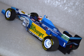 Michael Schumacher Benetton Renault B195 race car Pacific Grand Prix 1995 season