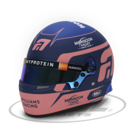 Alexander Albon Williams Racing mini helmet 2024 season