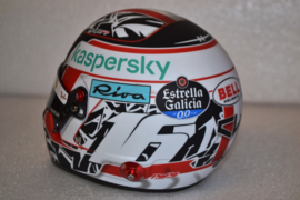 Charles Leclerc Suderia Ferrari mini helmet 2021 season