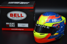 Oscar Piastri Alpine F1 Team mini helmet Formula 2 2021 season