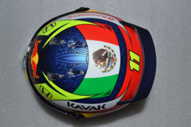 Sergio Perez Red Bull Honda helmet 2021 season