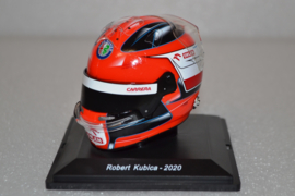 Robert Kubica Alfa Romeo Orlen helmet 2020 season