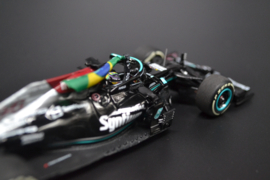 Lewis Hamilton Mercedes AMG Petronas MGP-W12 race car Brazilian Grand Prix 2021 season