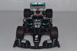 George Russel Mercedes AMG Petronas MGP-W11 race car Bahrain Grand Prix 2020 season