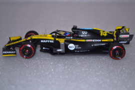 Fernando Alonso Renault DP F1 Team RS20 race car Barcelona testing 2020