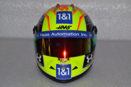 Mick Schumacher HAAS Ferrari mini helmet British Grand Prix 2021 season