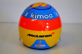 Fernando Alonso Mc Laren Renault helmet 2018 season