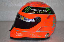 Michael Schumacher Mercedes AMG Petronas helmet Brazillian Grand Prix 2012 season