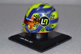 Lando Norris Mc Laren Mercedes helmet 2021 season