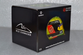 Mick Schumacher HAAS Ferrari mini helmet 2021 season