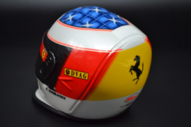 Michael Schumacher Scuderia Ferrari mini helmet Spanish Grand Prix 1996 season