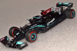 Lewis Hamilton Mercedes AMG Petronas MGP-W12 race car Spanish Grand Prix 2021 season