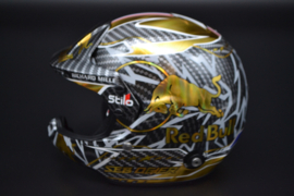 Sébastien Ogier Toyota Yaris mini helmet WRC World Champion 2021 season WC special