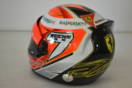 Kimi Raikkonen Scuderia Ferrari helmet 2014 season