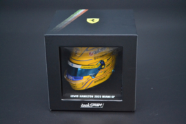 Lewis Hamilton Scuderia Ferrari HP mini helmet Miami Grand Prix 2025 season