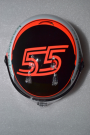 Carlos Sainz Scuderia Ferrari mini helmet 2021 season